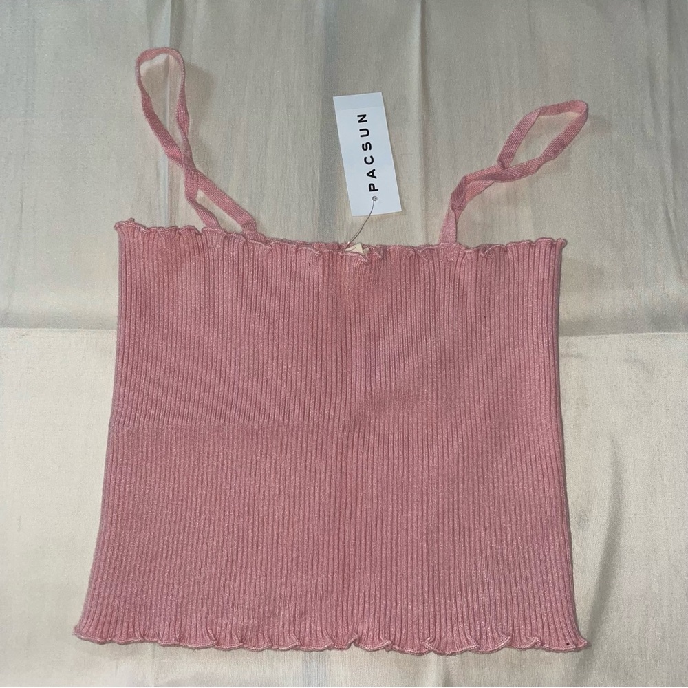 PacSun LA Hearts Cropped Sweater Top